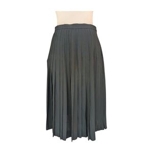 Lauren‎ by Ralph Lauren Black Knee Length Pleated Skirt Size 6